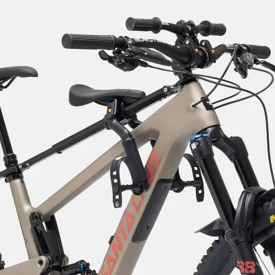 KIDS RIDE SHOTGUN Pro MTB Seat Combo Box Baby Seat &amp; Handlebar Black