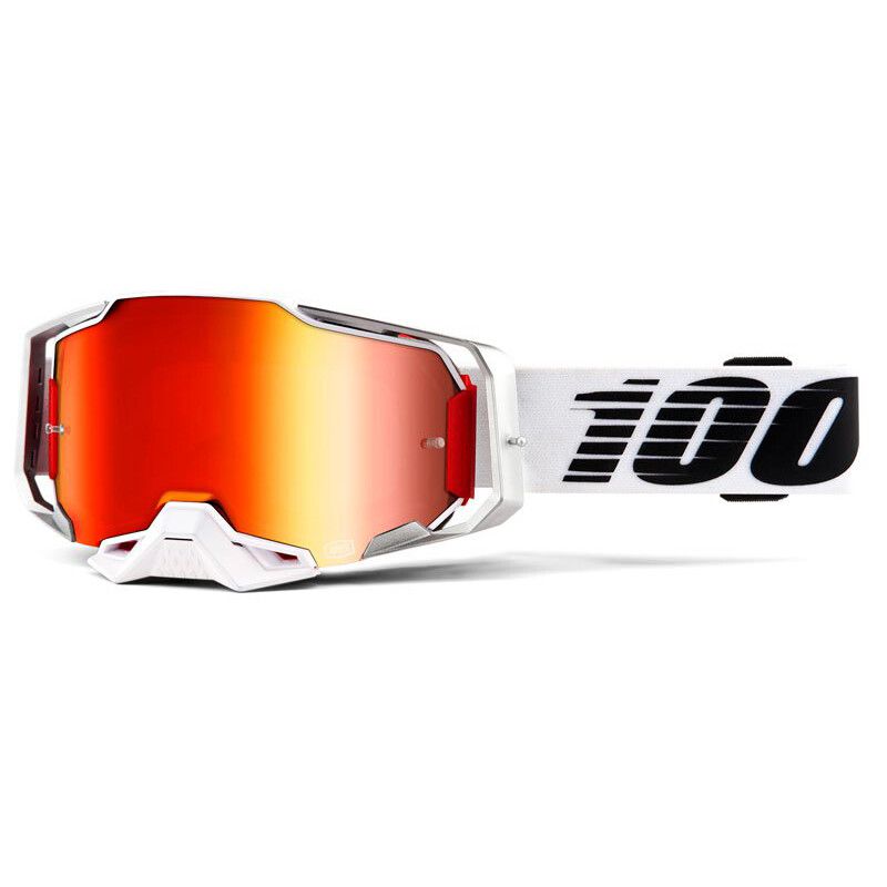 100% Armega Goggles, Color: LIGHTSABER MIRROR RED LENS