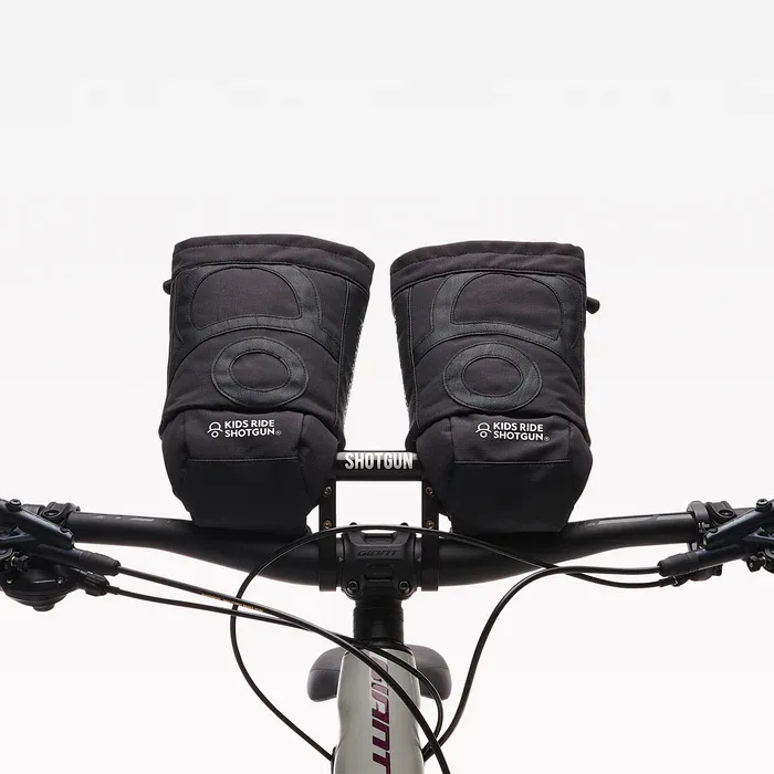 KIDS RIDE SHOTGUN Pogies Black Pair