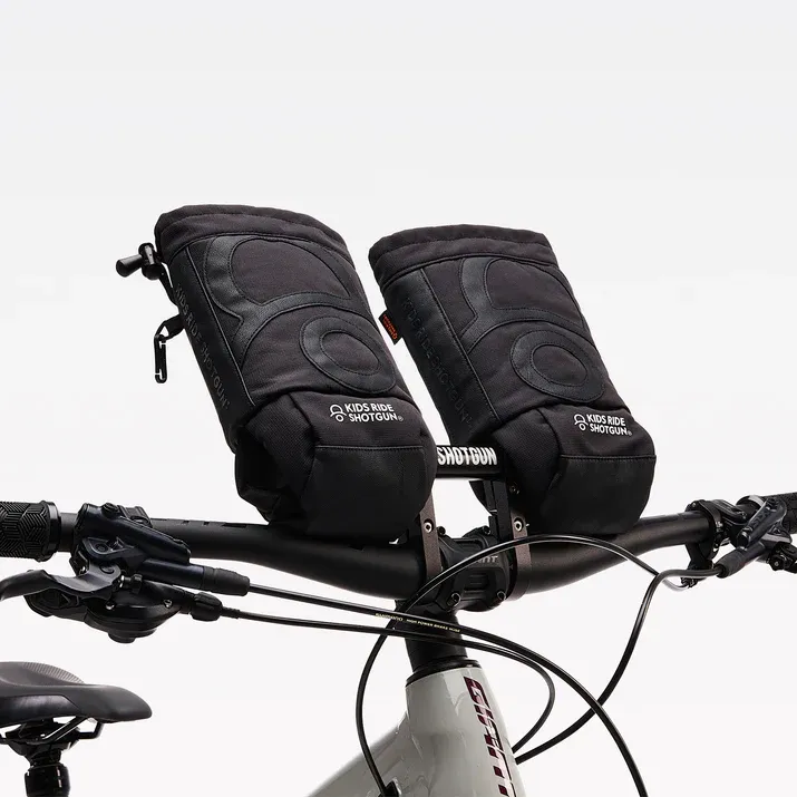 KIDS RIDE SHOTGUN Pogies Black Pair