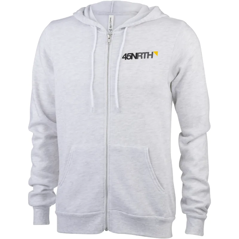 45NRTH Winter Wonder Zip Up Hoodie - Unisex, Ash