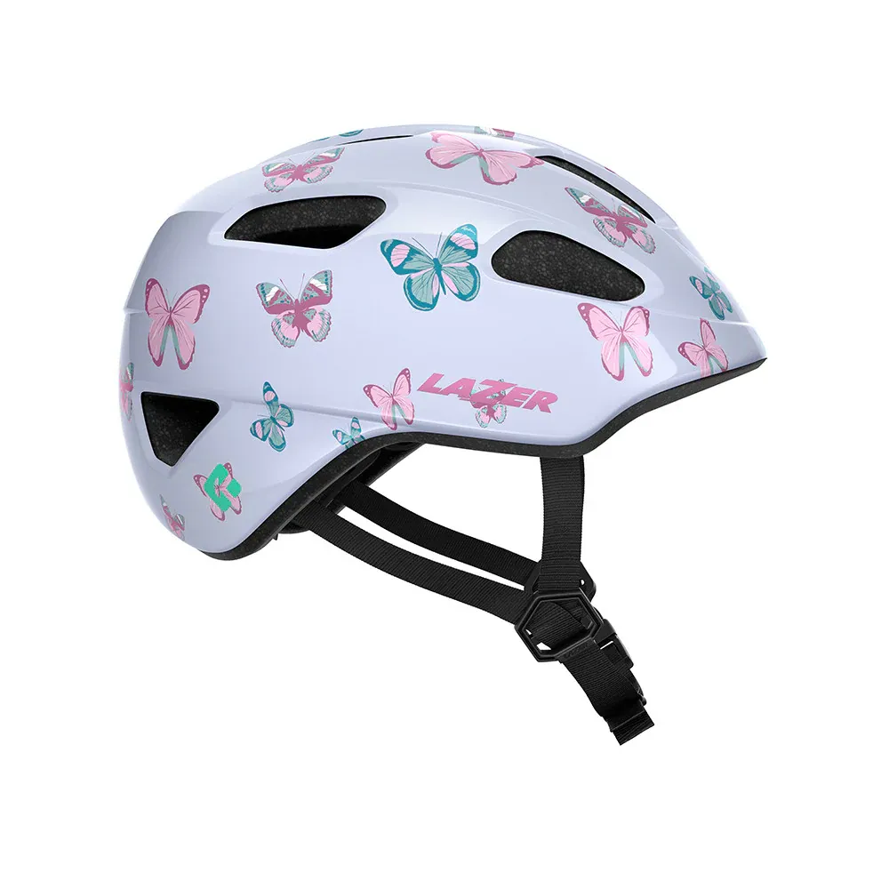 LAZER NUTZ 2.0 Kineticore Kids Helmet, Color: BUTTERFLY
