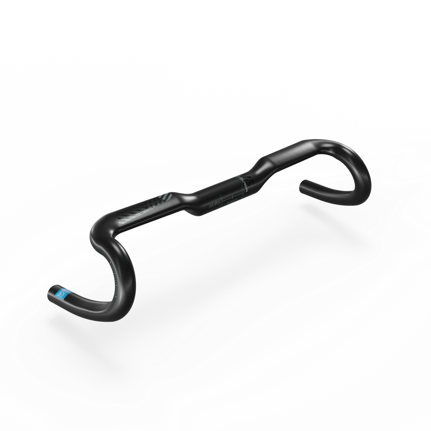 PRO Discover Ergo Handlebar Black 42cm,  31.8mm, 16 Degree Flare, Alloy