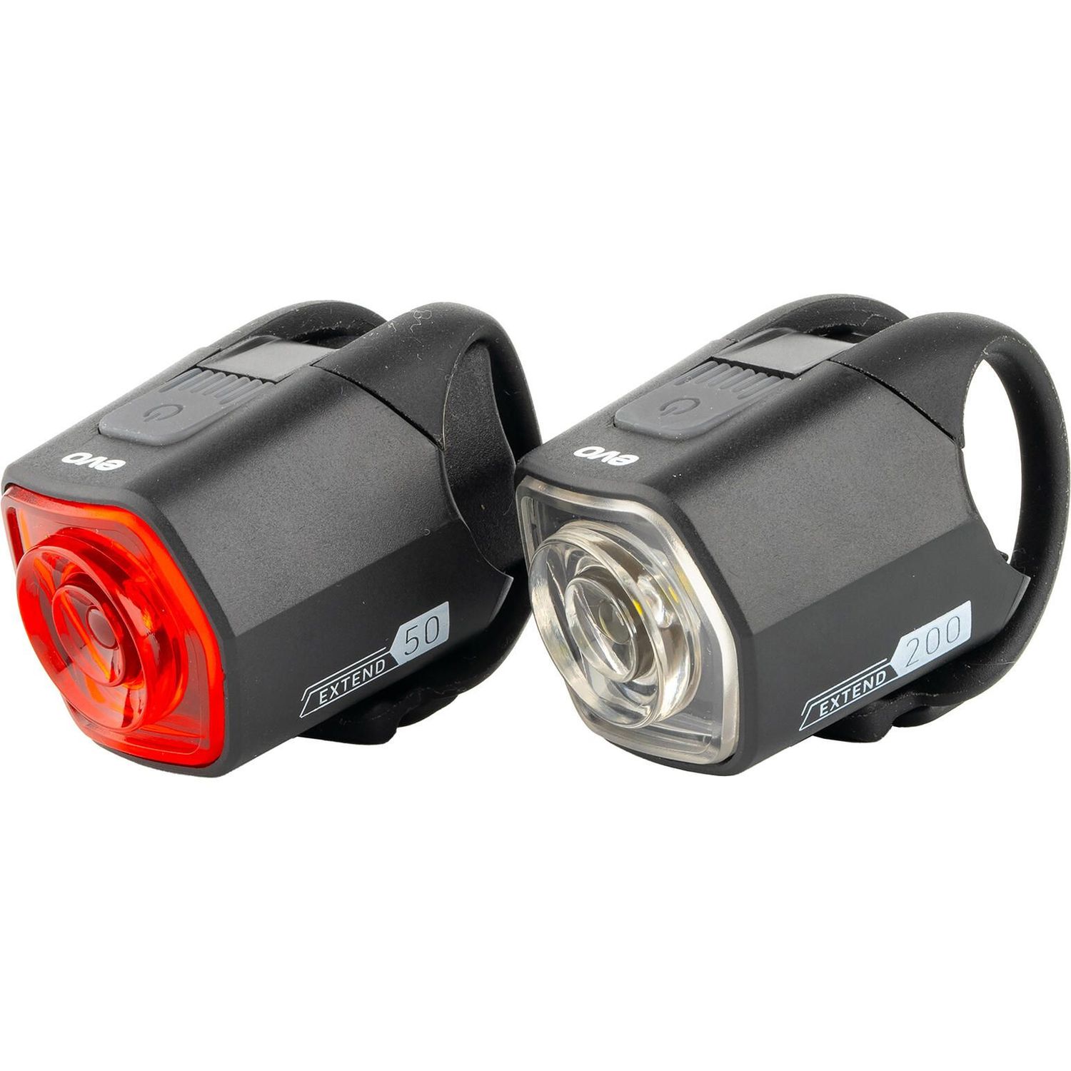 EVO NiteLight Extend 200/50 Light Front and Rear Black Set