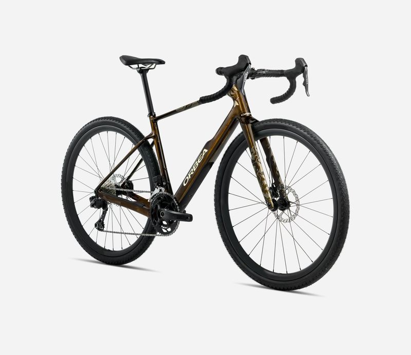 ORBEA TERRA M31eTEAM 1X SRAM AXS CARAMEL CARBON VIEW