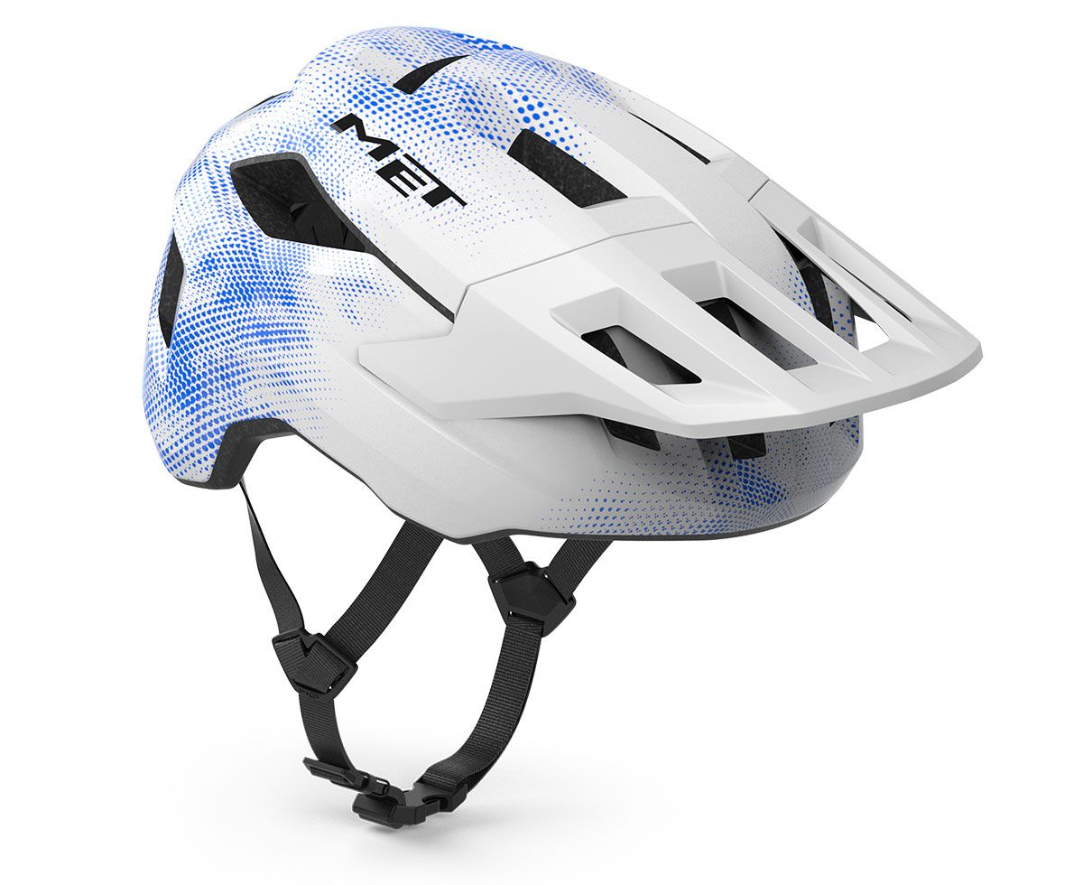 MET SHELTER YOUTH HELMET U, Color: WHITE/BLUE