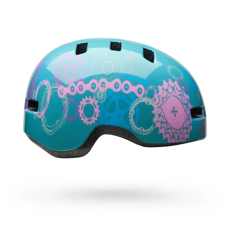 BELL Lil Ripper Toddler Helmet, Color: TEAL BIKE PARTY