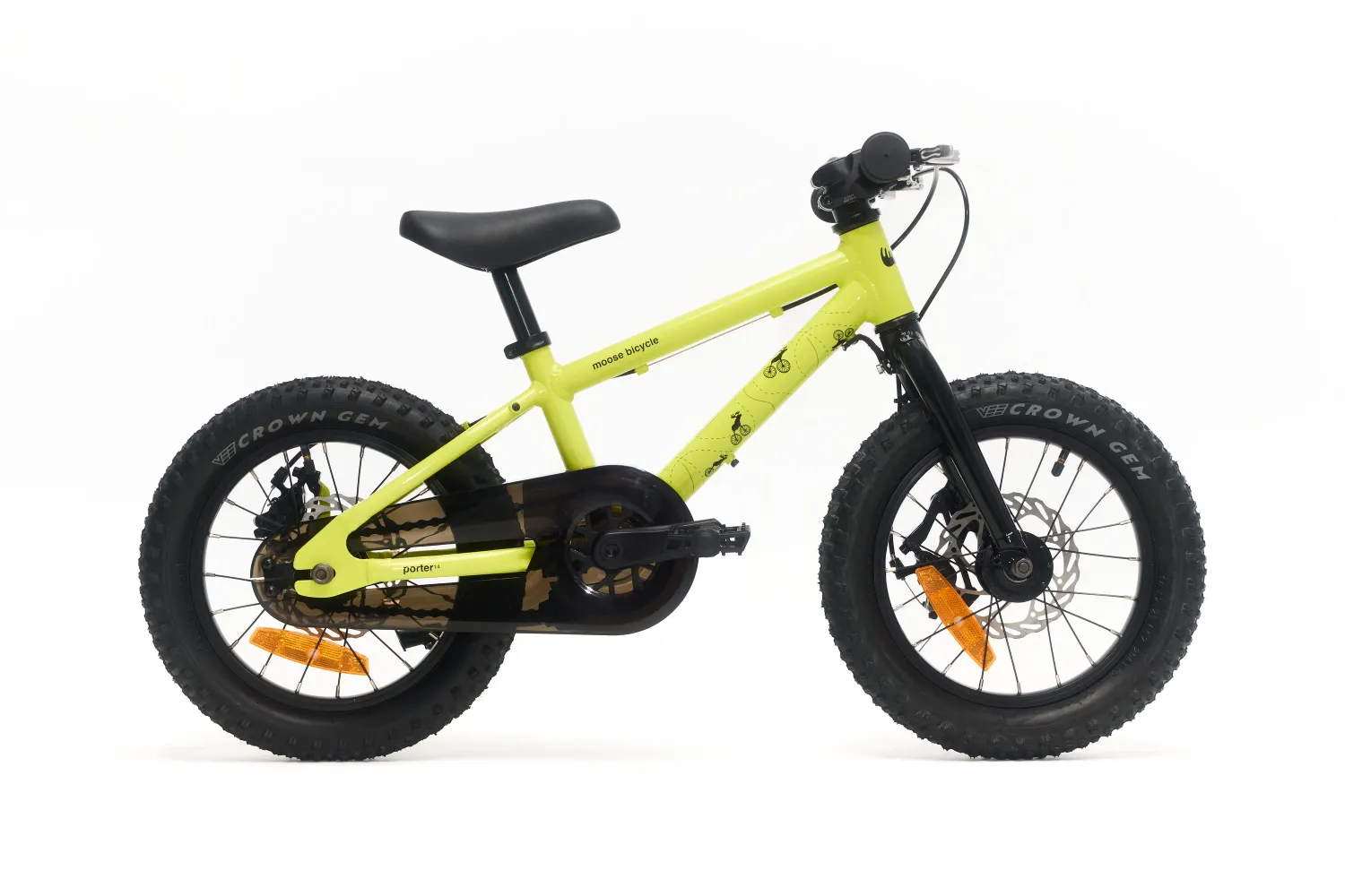 MOOSE PORTER 14IN Kids Bike Acid Green