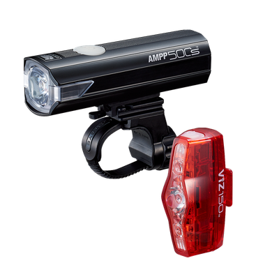 CATEYE AMPP500S/ViZ150 Light Set Black
