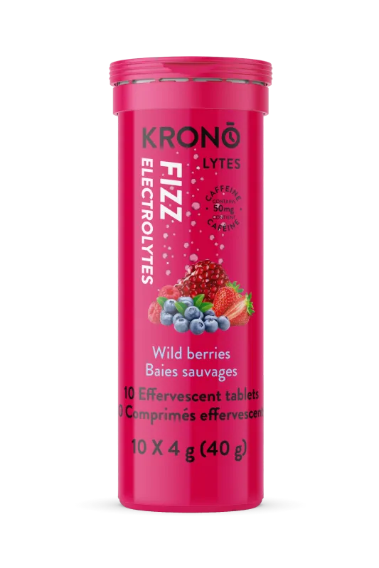 KRONO Electrolytes Effervescent Tablets w/Caffeine