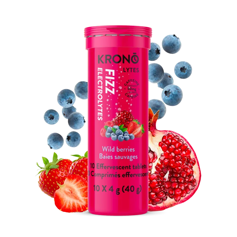 KRONO Electrolytes Effervescent Tablets w/Caffeine
