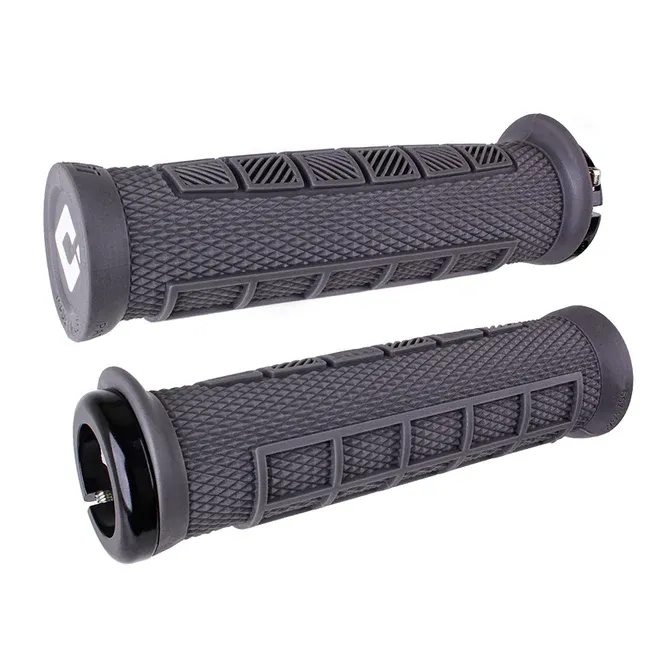 ODI Elite Pro Grips Pair, Color: GRAPHITE/BLACK