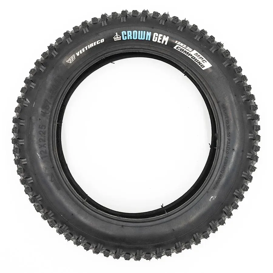 KIDS RIDE SHOTGUN Dirt Hero Hybrid Tire 12''x2.25 Tubeless Ready Black