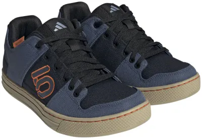 FIVE TEN Freerider Canvas Flat Shoes Men's Core Legend Ink/Wonder Steel/Impact Orange