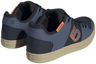 FIVE TEN Freerider Canvas Flat Shoes Men's Core Legend Ink/Wonder Steel/Impact Orange