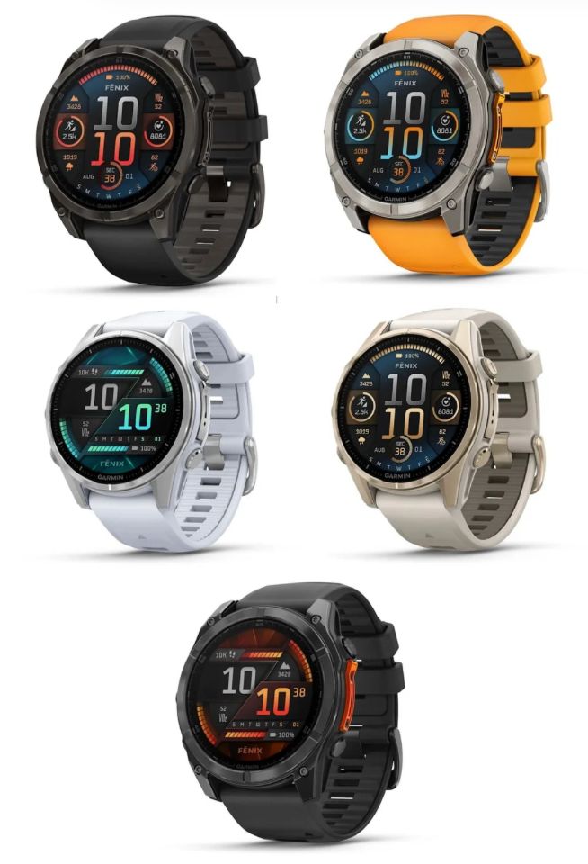 GARMIN Fenix 8 Amoled Sapphire - Silicone