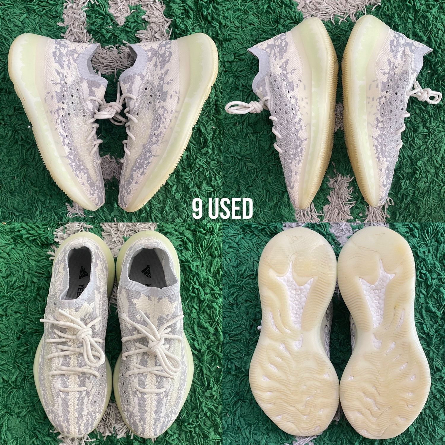Adidas Yeezy Boost 380 &quot;Alien&quot;, Size: 9 USED
