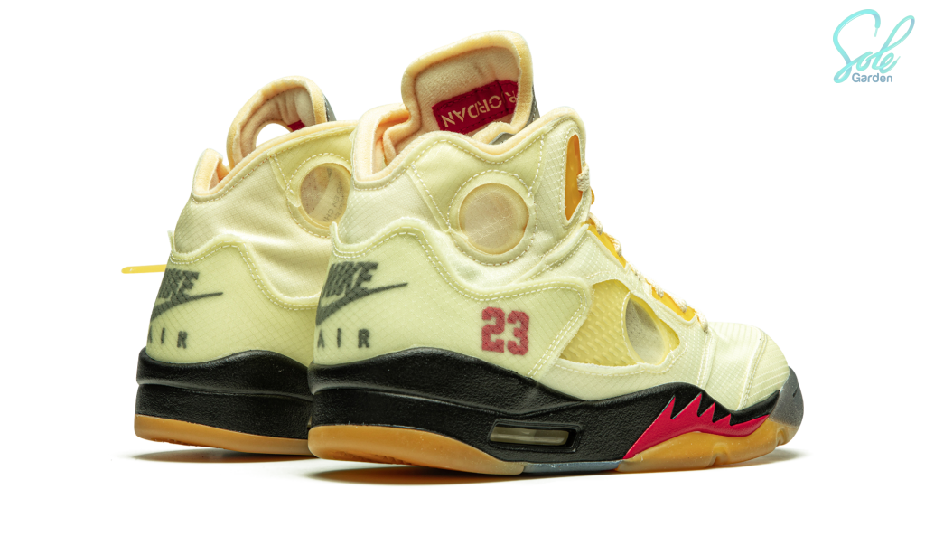 Air Jordan 5 Retro x Off White &quot;Sail”