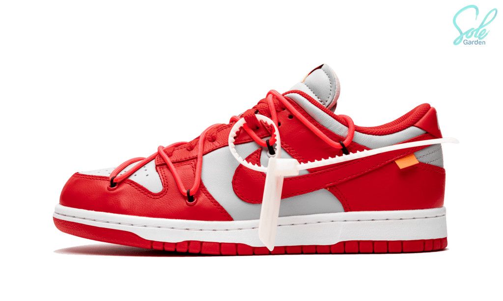 Nike Dunk Low  “Off-White University Red”, Size: 8.5