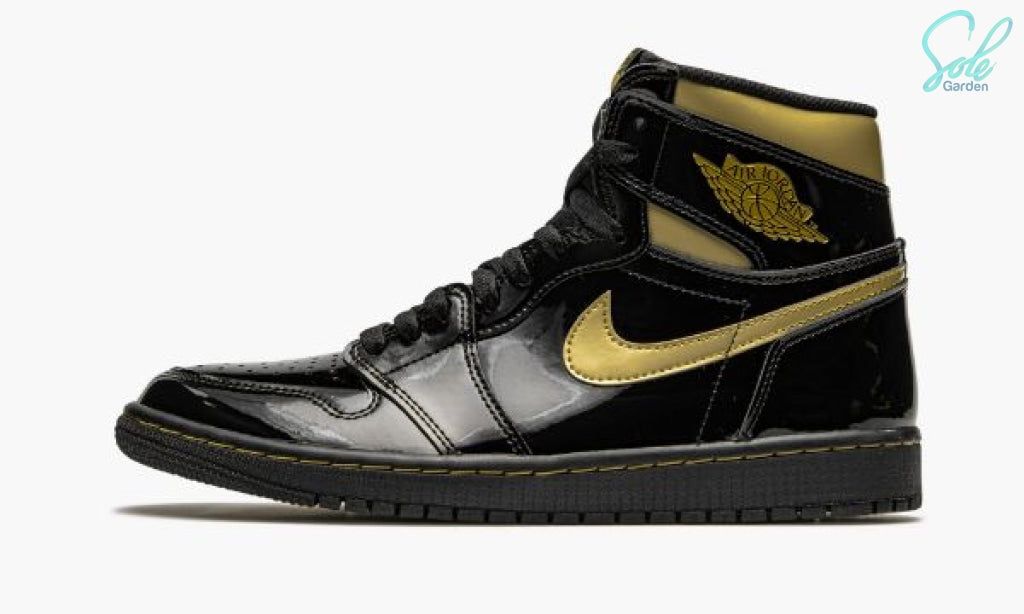 Air Jordan 1 High &quot;Black Metallic Gold&quot;, Size: 4Y