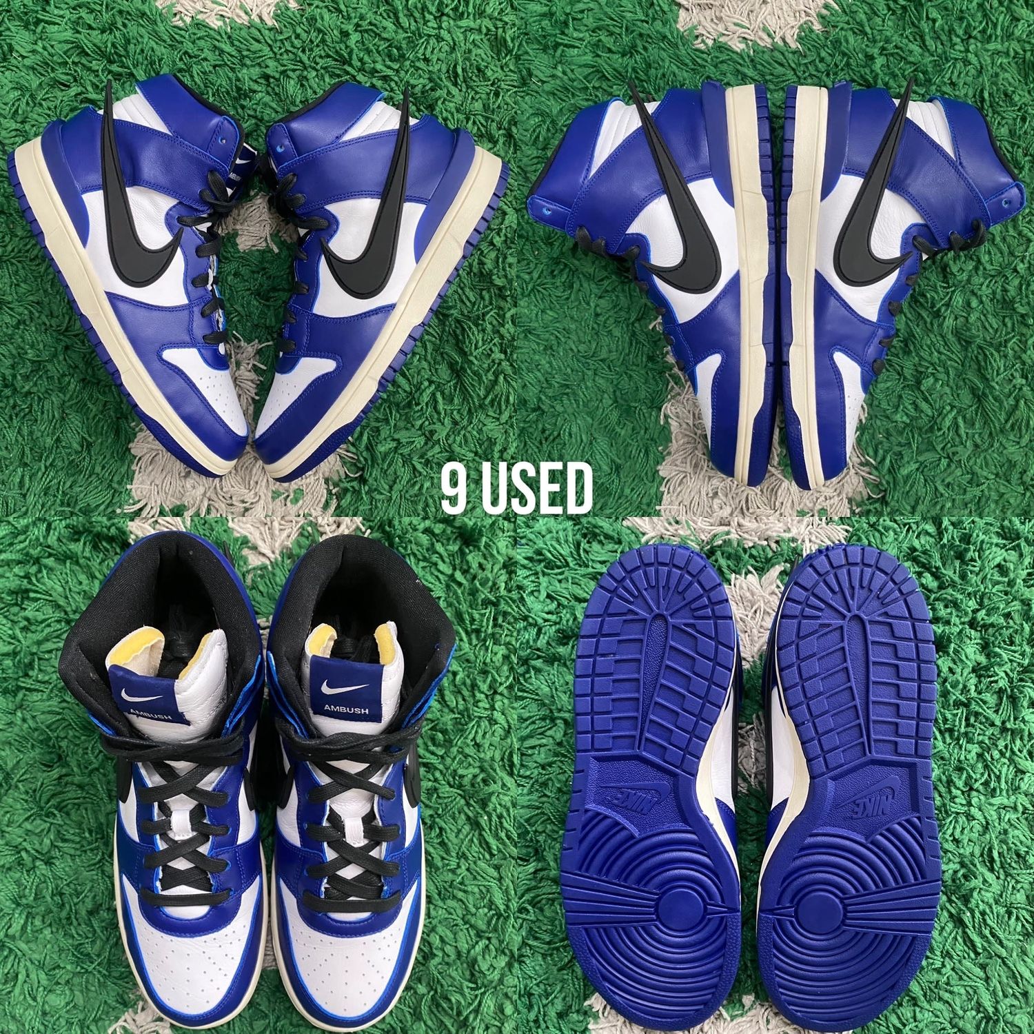 Nike Dunk High x AMBUSH &quot;Deep Royal&quot;