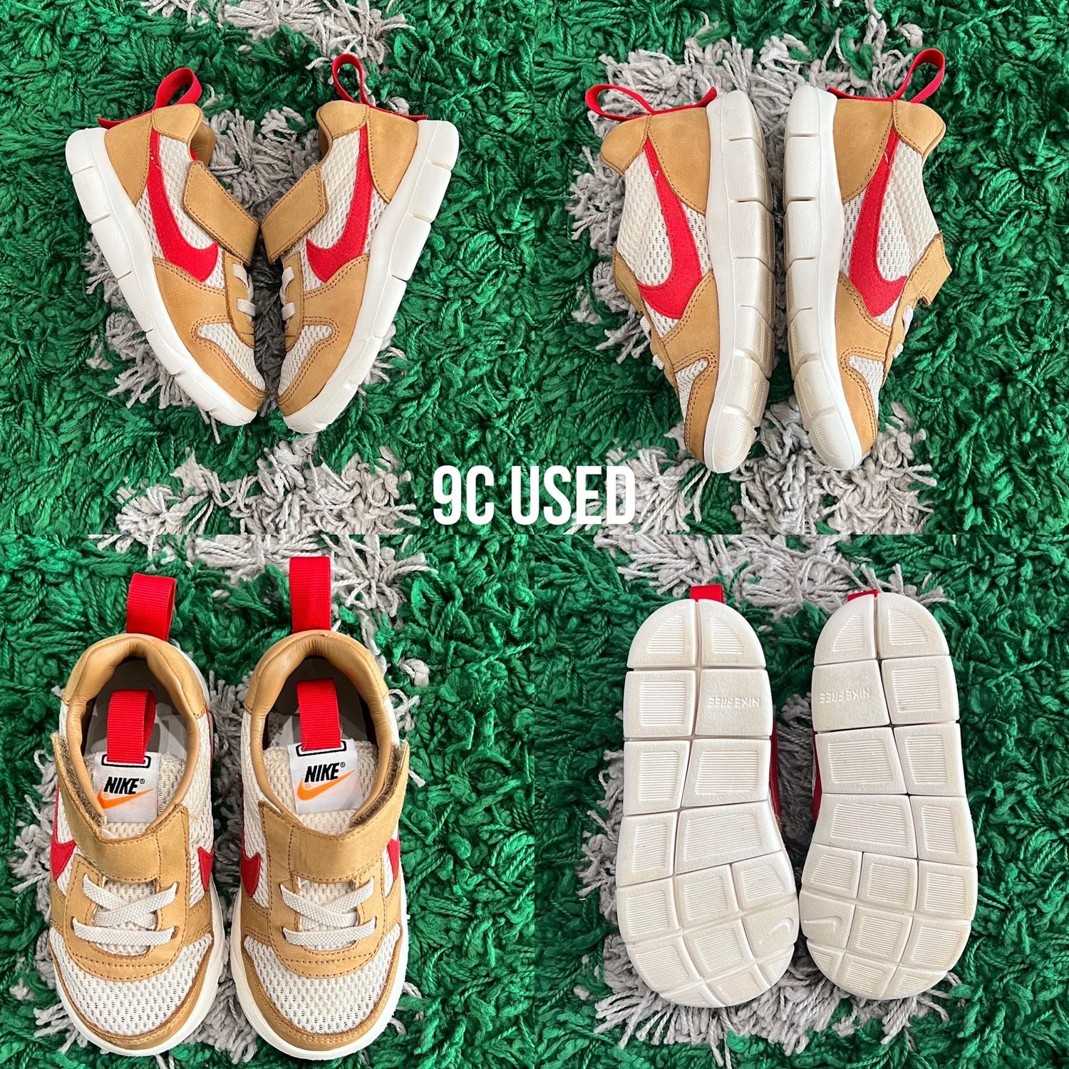 Nike Craft x Tom Sachs Mars Yard 2.0 &quot;Space camp&quot;, Size: 9C USED