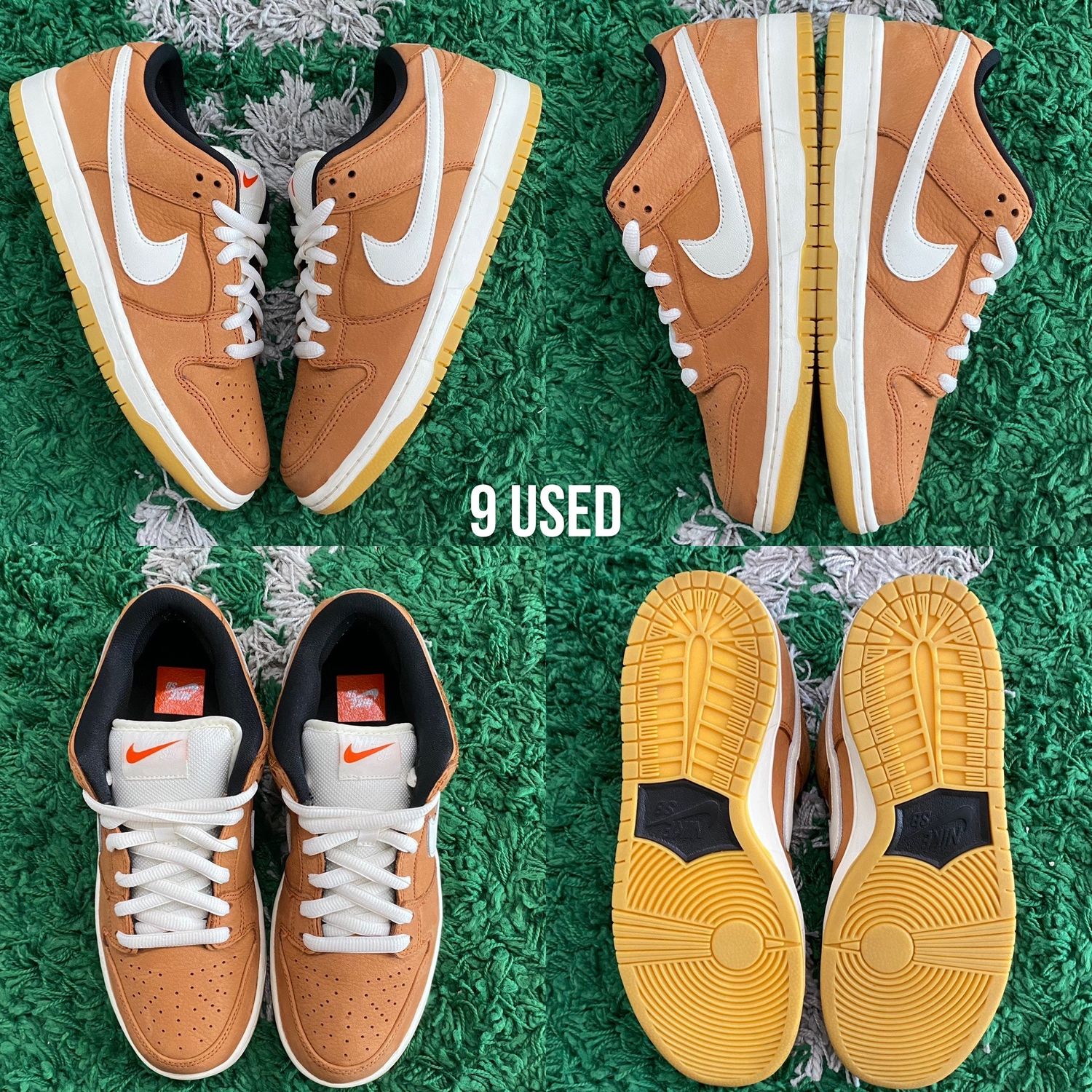 Nike SB Dunk Low &quot; Dark Russet&quot;, Size: 9 USED