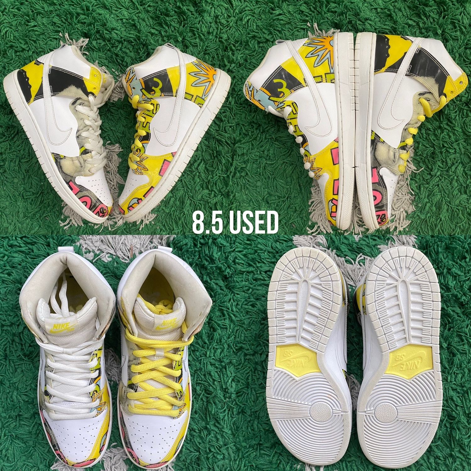 Nike SB Dunk High &quot;De La Soul 2015&quot;, Size: 8.5 USED