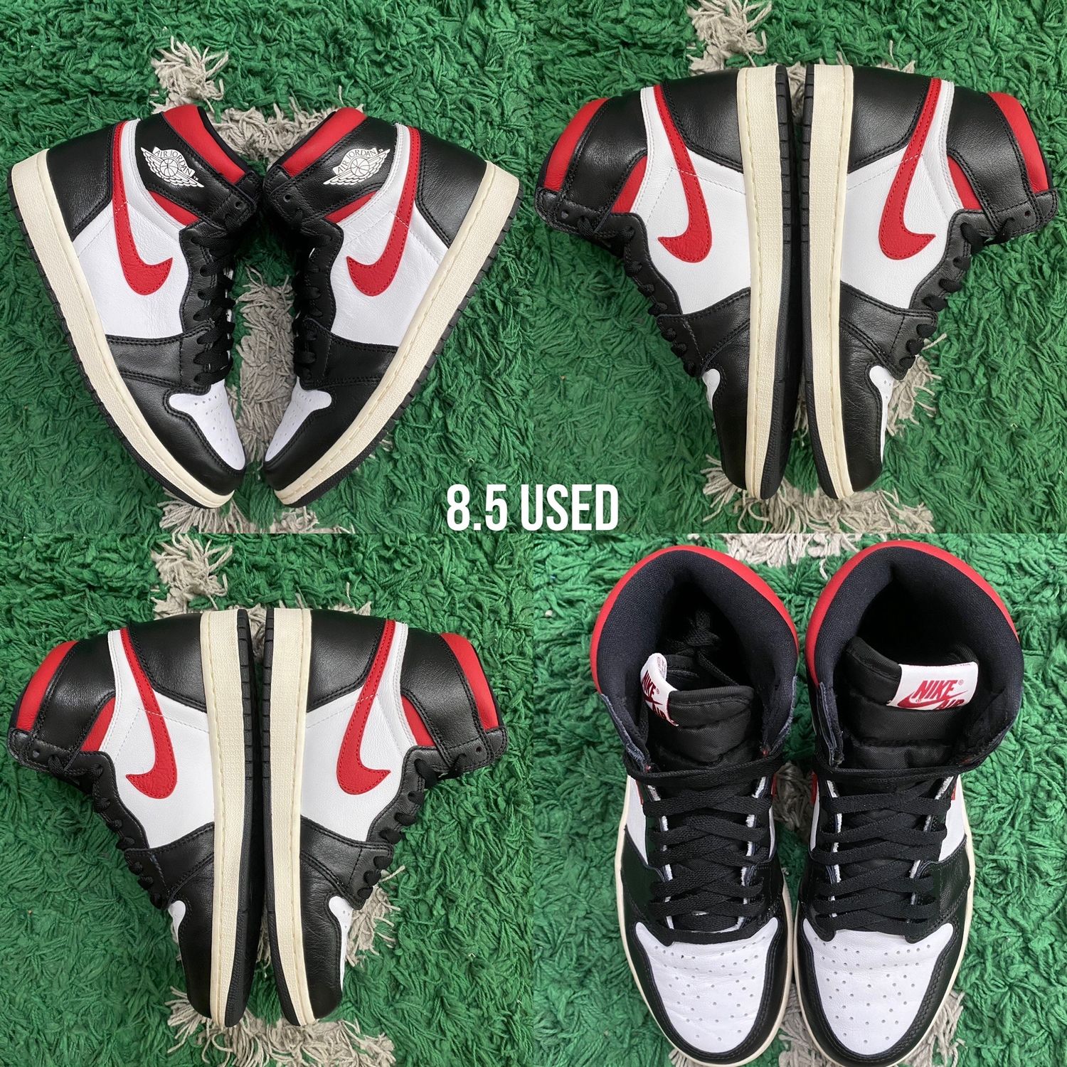 Air Jordan 1 High “Black Gym Red”, Size: 8.5 USED