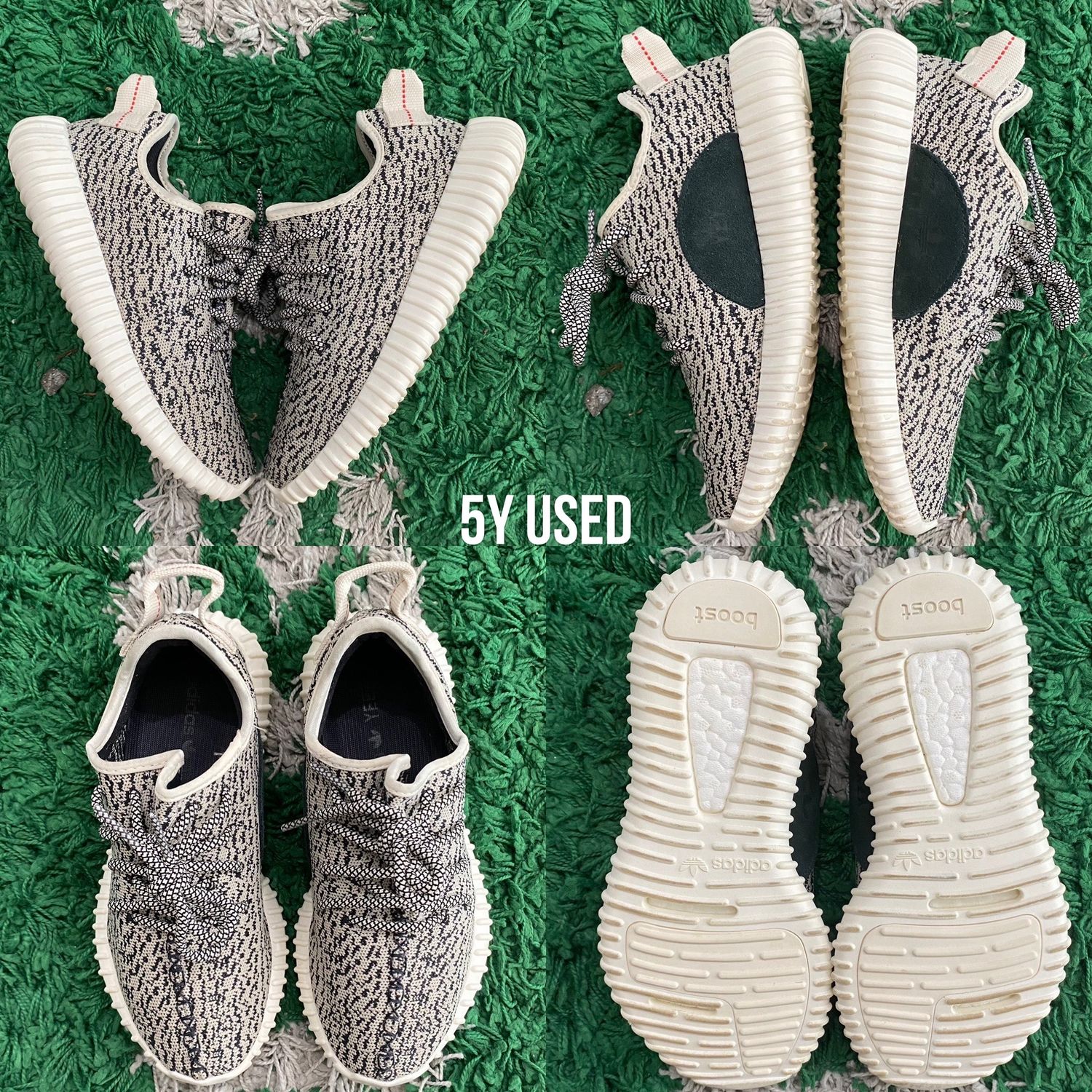 Adidas Yeezy Boost 350 “Turtle Dove 2022”, Size: 5 USED