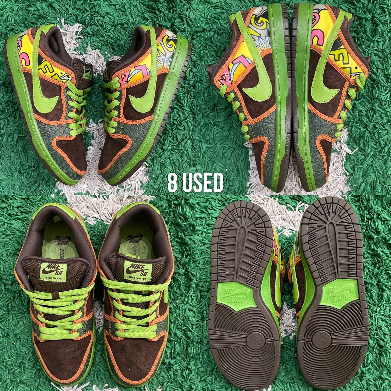 Nike SB Dunk Low &quot;De La Soul 2015&quot;, Size: 8 USED