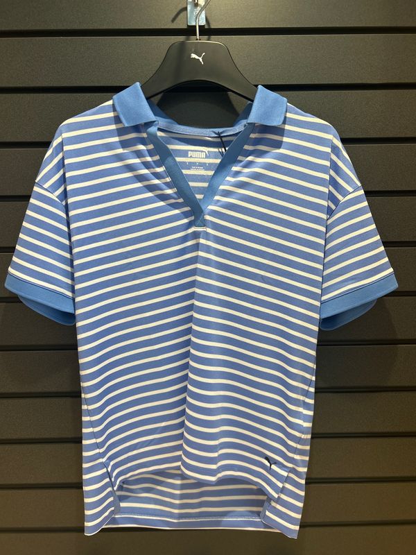 W Everyday Stripe Pique Polo