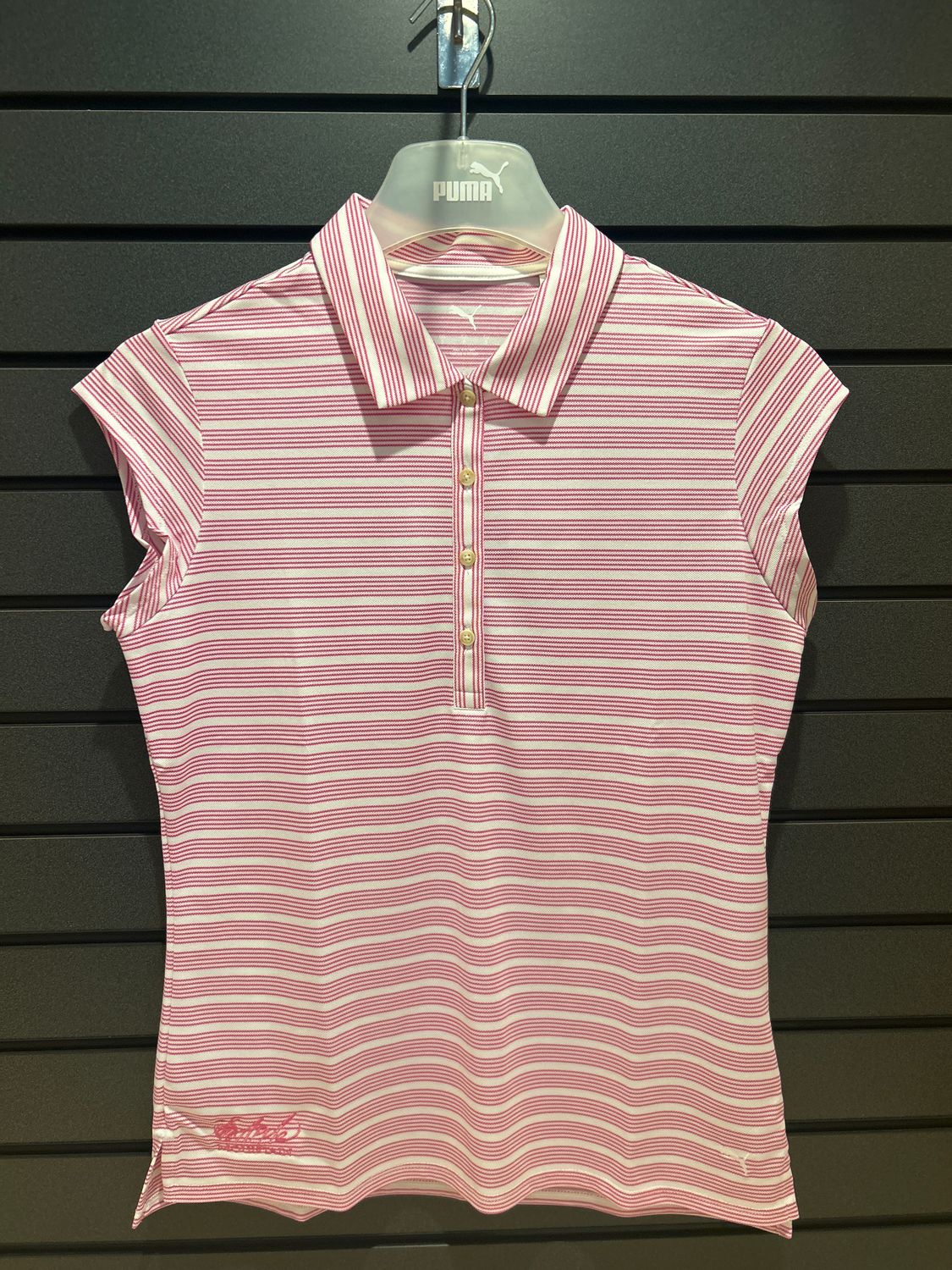 Puma W Pique YD Stripe Cap Sleeve