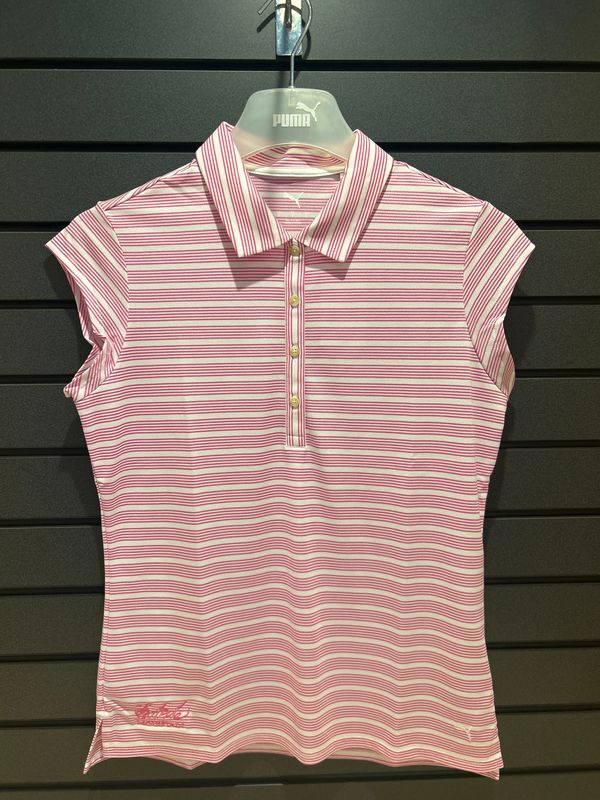 Puma W Pique YD Stripe Cap Sleeve