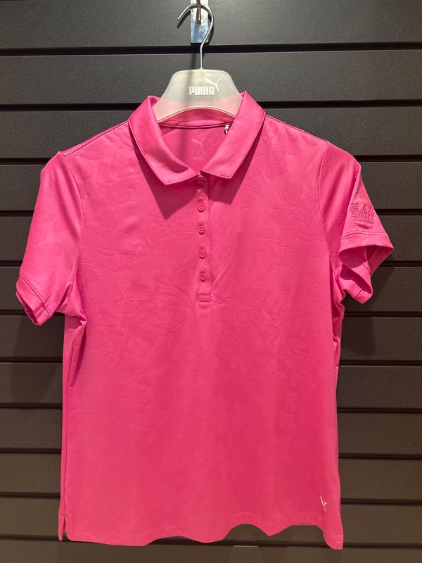 Puma W Floral Lace Jacquard SS Polo