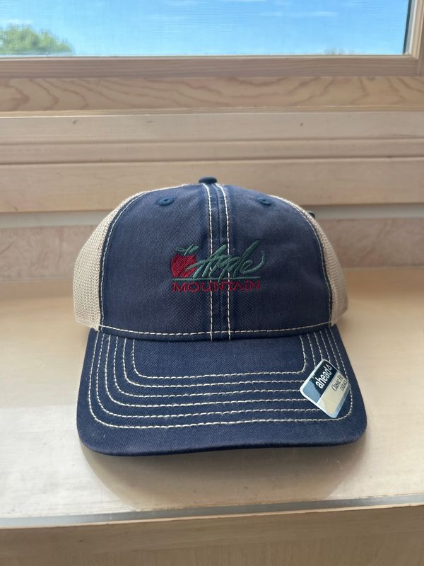 AH MATCHA Cotton Tea Stain Mesh Snapback SC U