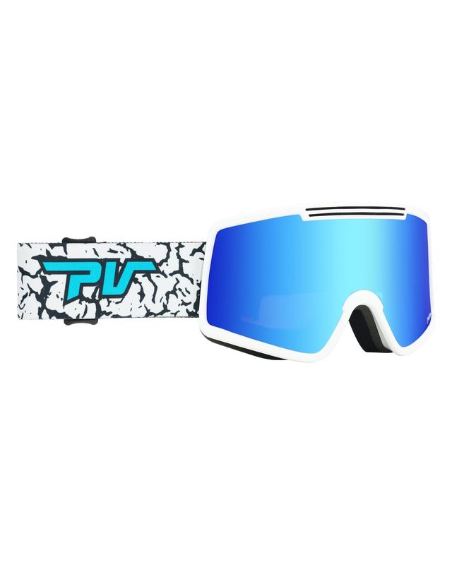 The French Fry Goggle, Season: W25, Size: Medium, Colour: The Miami Nights + Blue Lens