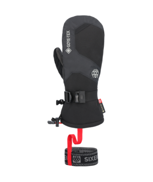 686 MENS GORE-TEX LEATHER LINEAR MITT, Season: W26, Size: M, Colour: BLACK