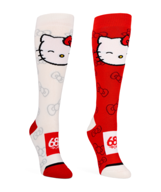 WOMENS HELLO KITTY SOCKS - 2PK
