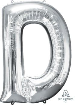Silver Letters (With Helium)