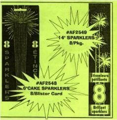 14&quot; Sparklers (8)