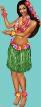 38&quot; Jointed Hula Girl