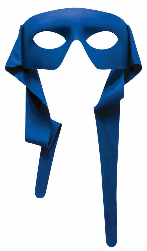 Blue Half Mask