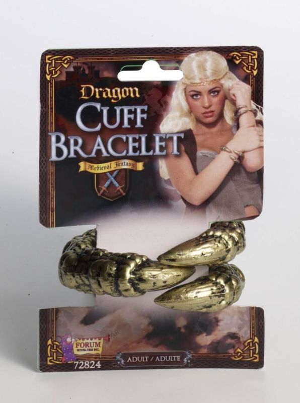 Medieval Fantasy Dragon Cuff Bracelet