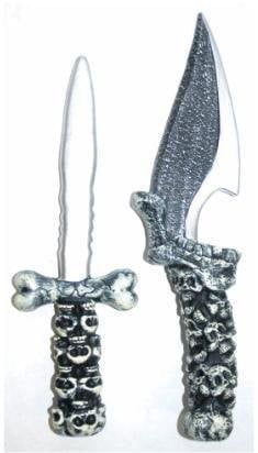 Skull Handle Dagger 2 Assorted Styles