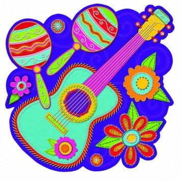 Cutout Banjo with Maracas