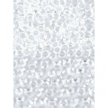 Silver Clear Confetti Gems