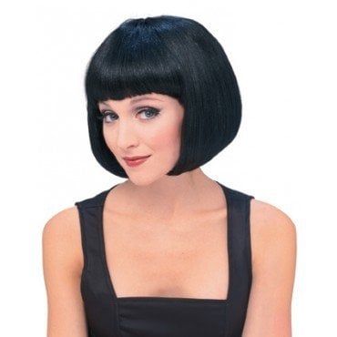 Supermodel Black Wig