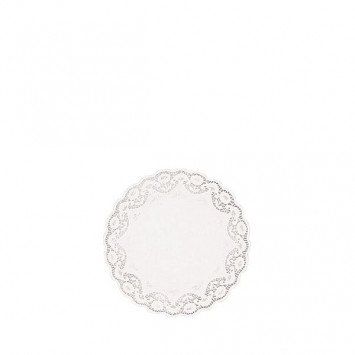 White Round Doilies 4&quot;