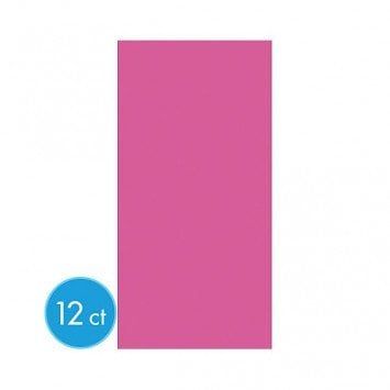 Bright Pink Packaged Paper Bags (12)